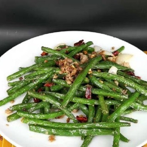 Green Beans with Pork Mince 干煸四季豆