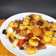 Spicy Shell-less Prawn 辣子虾 